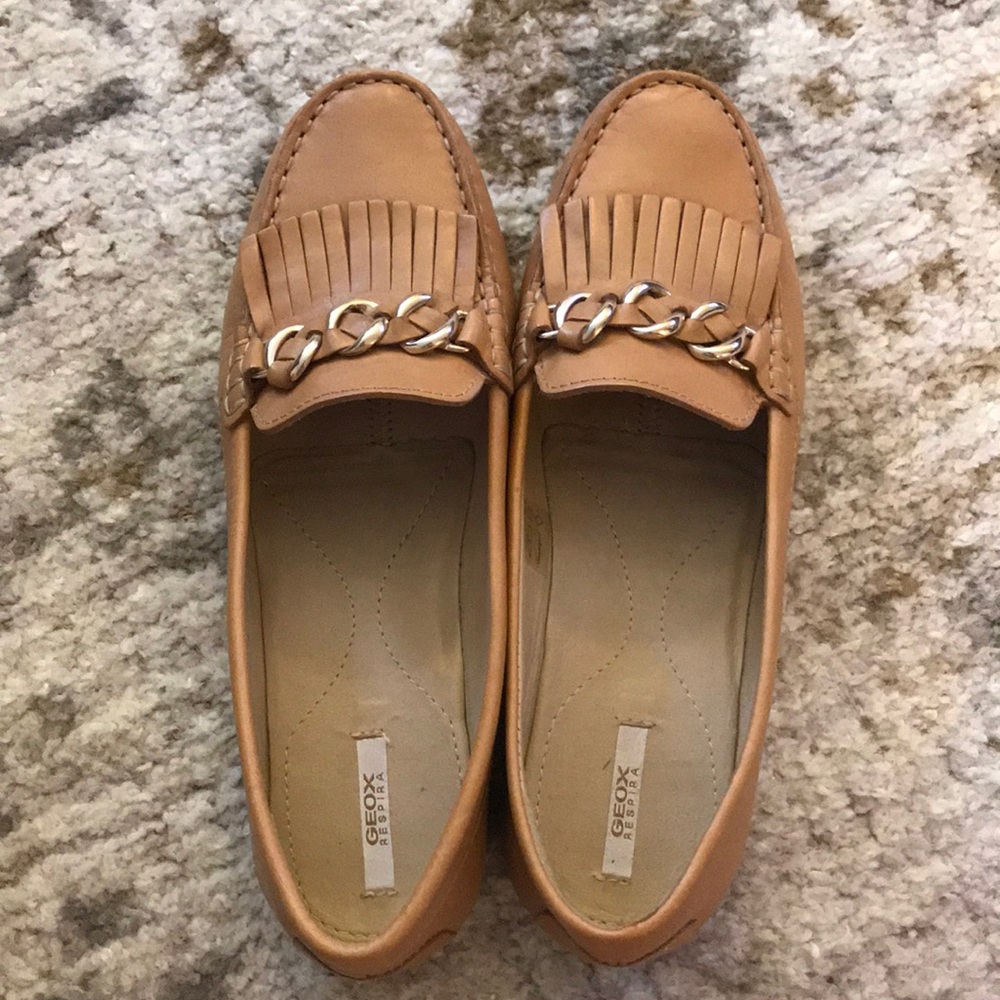 GEOX Caramel Moccasins
